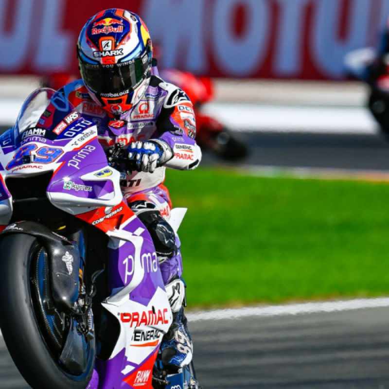 Jorge MartÃn teste sa MotoGP RSâGP25 Ã Misano