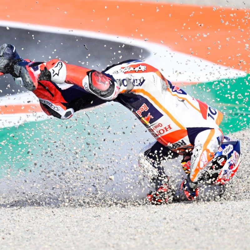 Marc Márquez chute au Grand Prix des Amériques